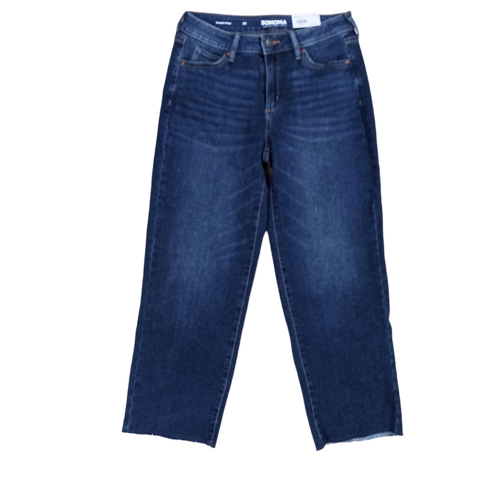 Sonoma Straight Crop 2R NWT